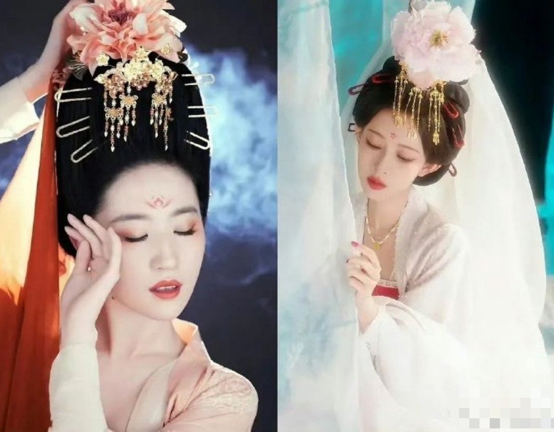 孟子义刘亦菲同款妆造 仙女姐姐刘亦菲在《梦华录》中赵盼儿的妆造被《尚公主》的孟子