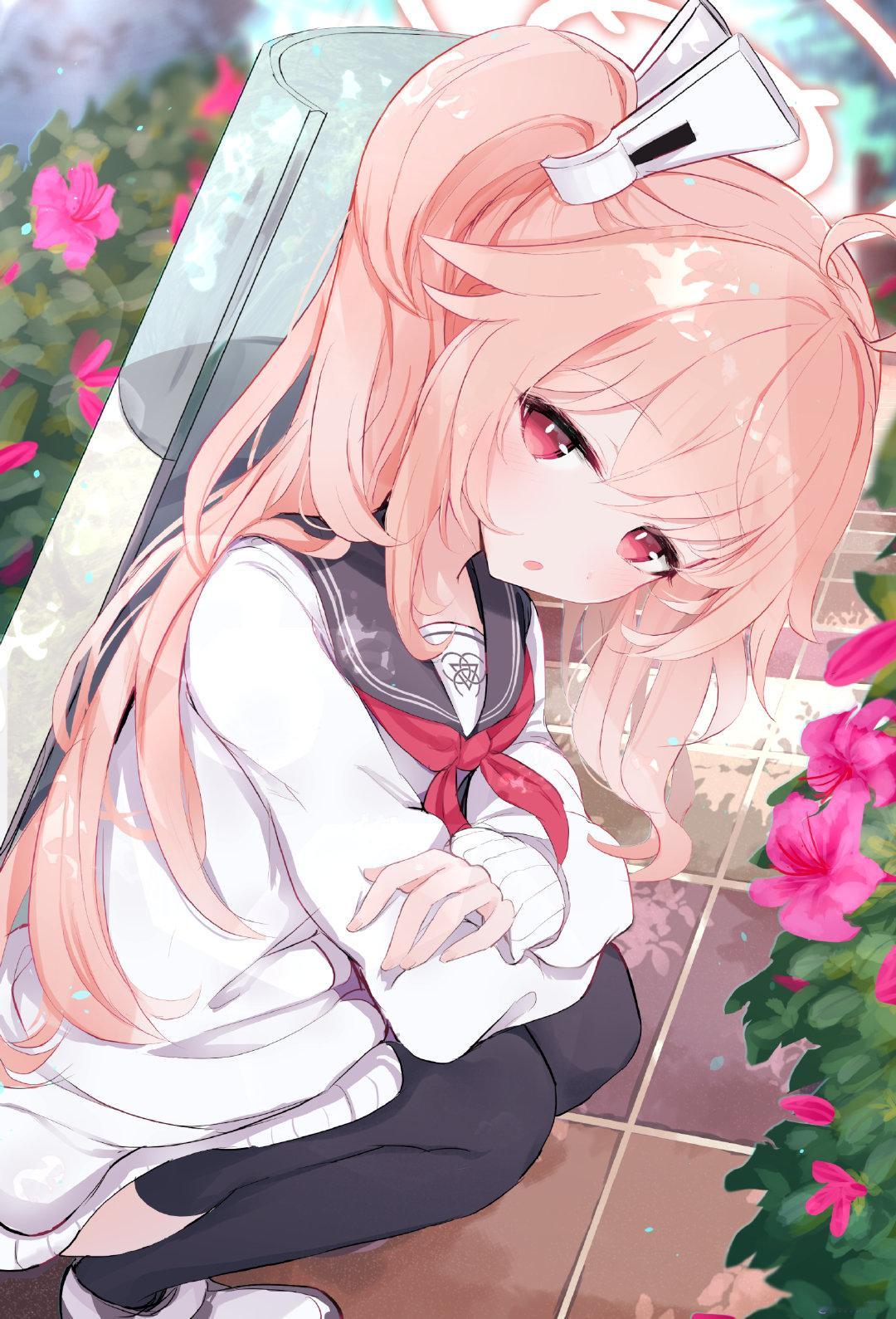 柚鸟夏——碧蓝档案——画师: 櫻ノろこ🌸，网页链接