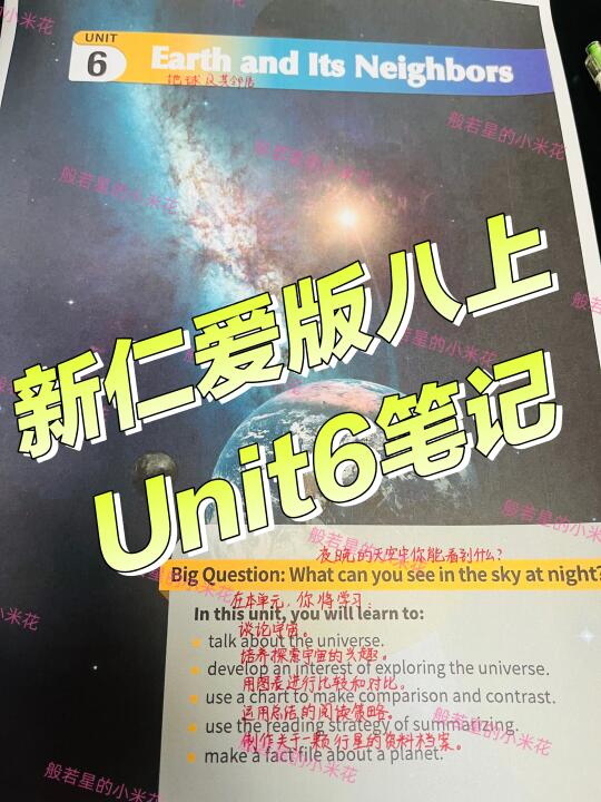 新仁爱版八年级上册Unit6笔记