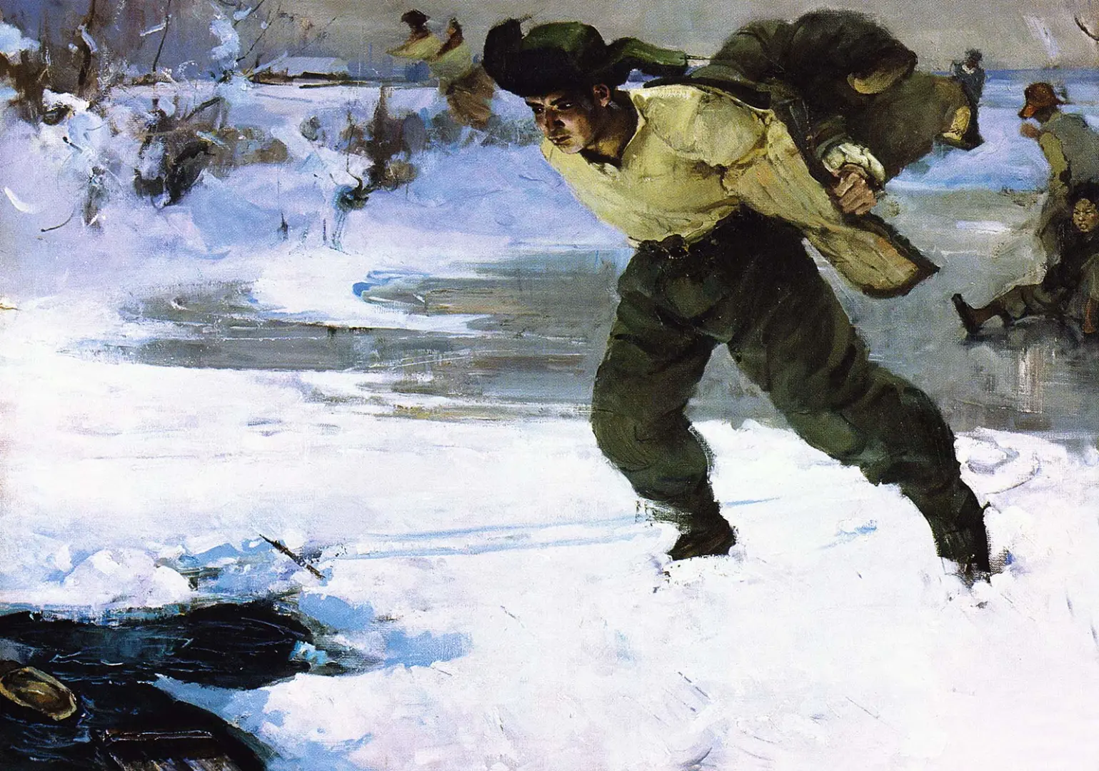 油画《》80后上过小学的朋友，记得他吗？