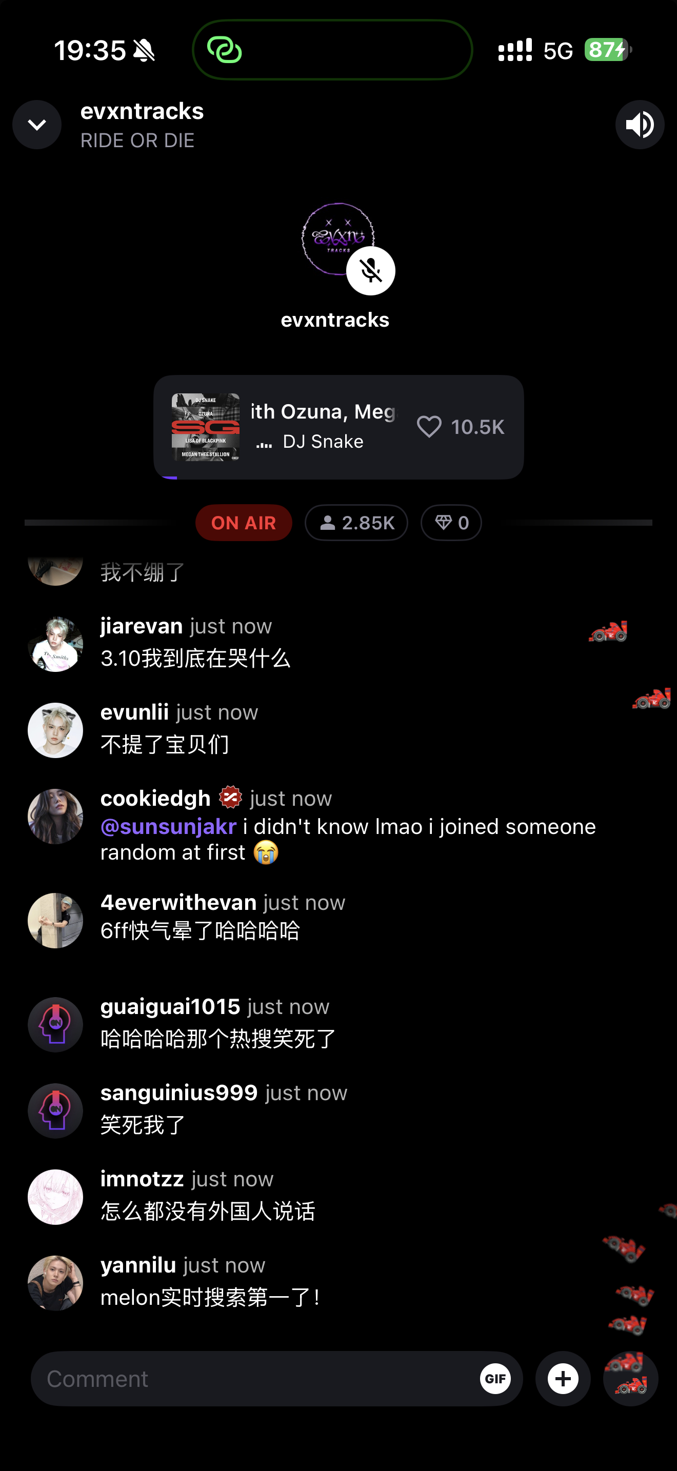 李羲承  大家不要松懈 物料可以明天补 后台电台一定要挂！流媒非常非常重要 不能