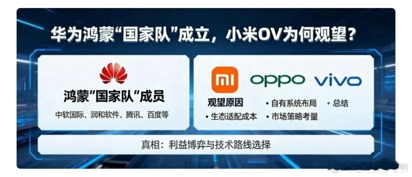 不是小米OV不用，而是不到万不得已不想用！他们都想再折腾一下自己的系统，如果到后