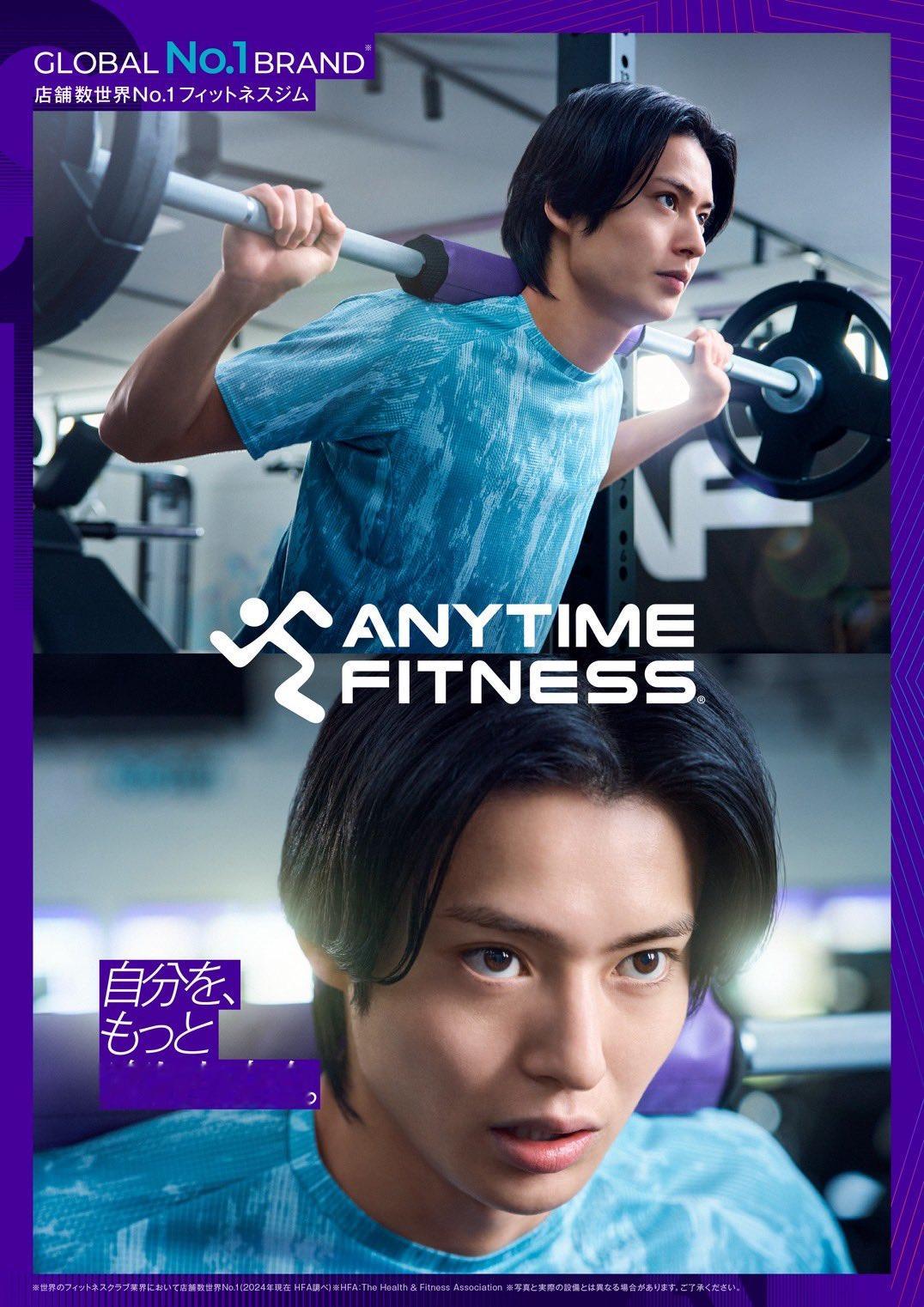 冬野心央（この度、ANYTIME FITNESSの広告モデルに起用していただきま