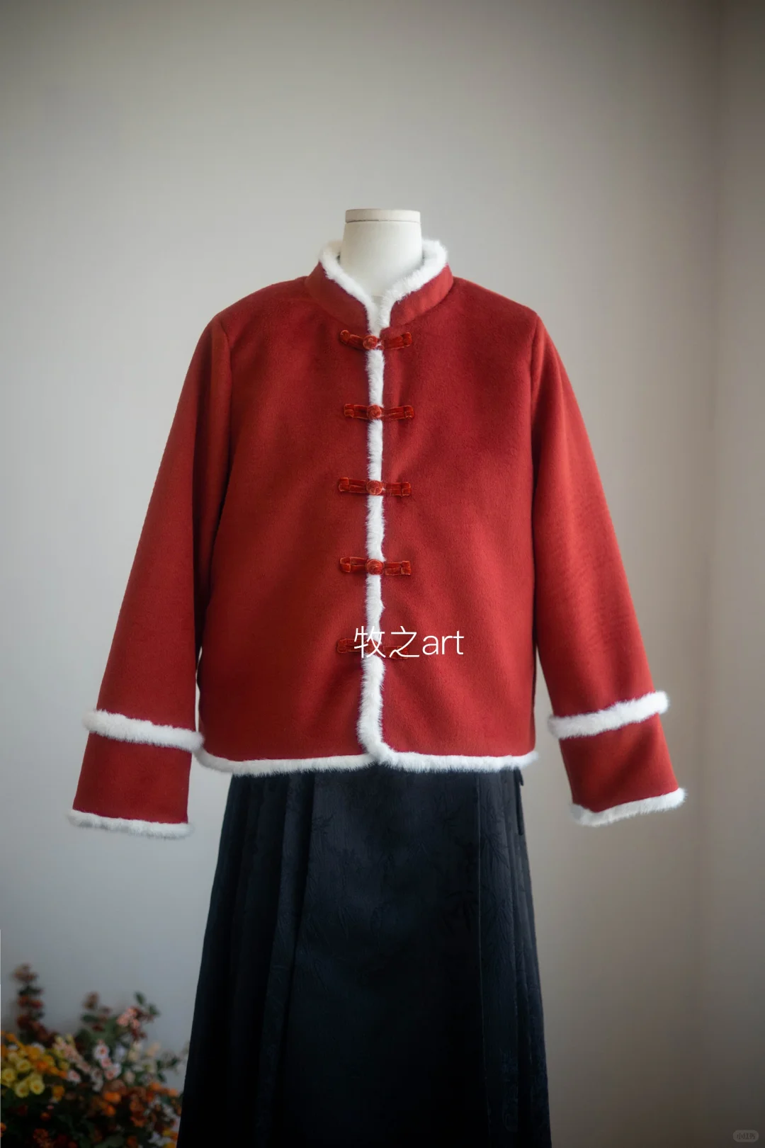新年战袍！｜红色新中式短款羽绒服