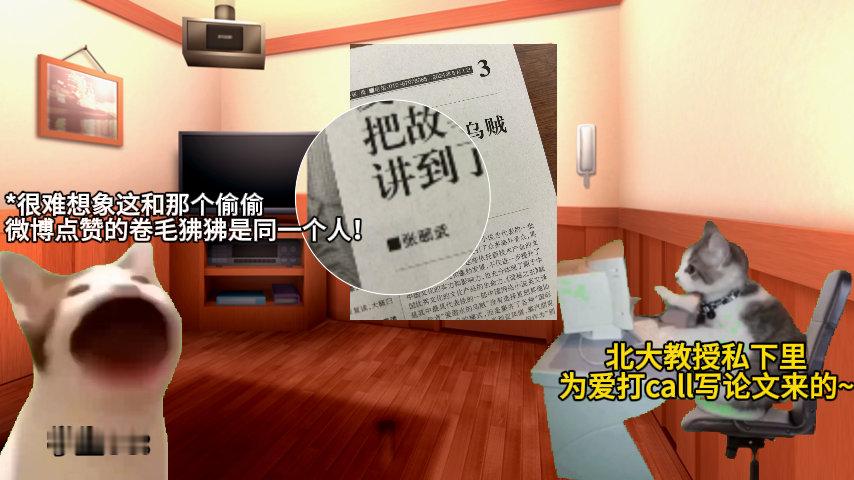 北大教授看网文被发现#