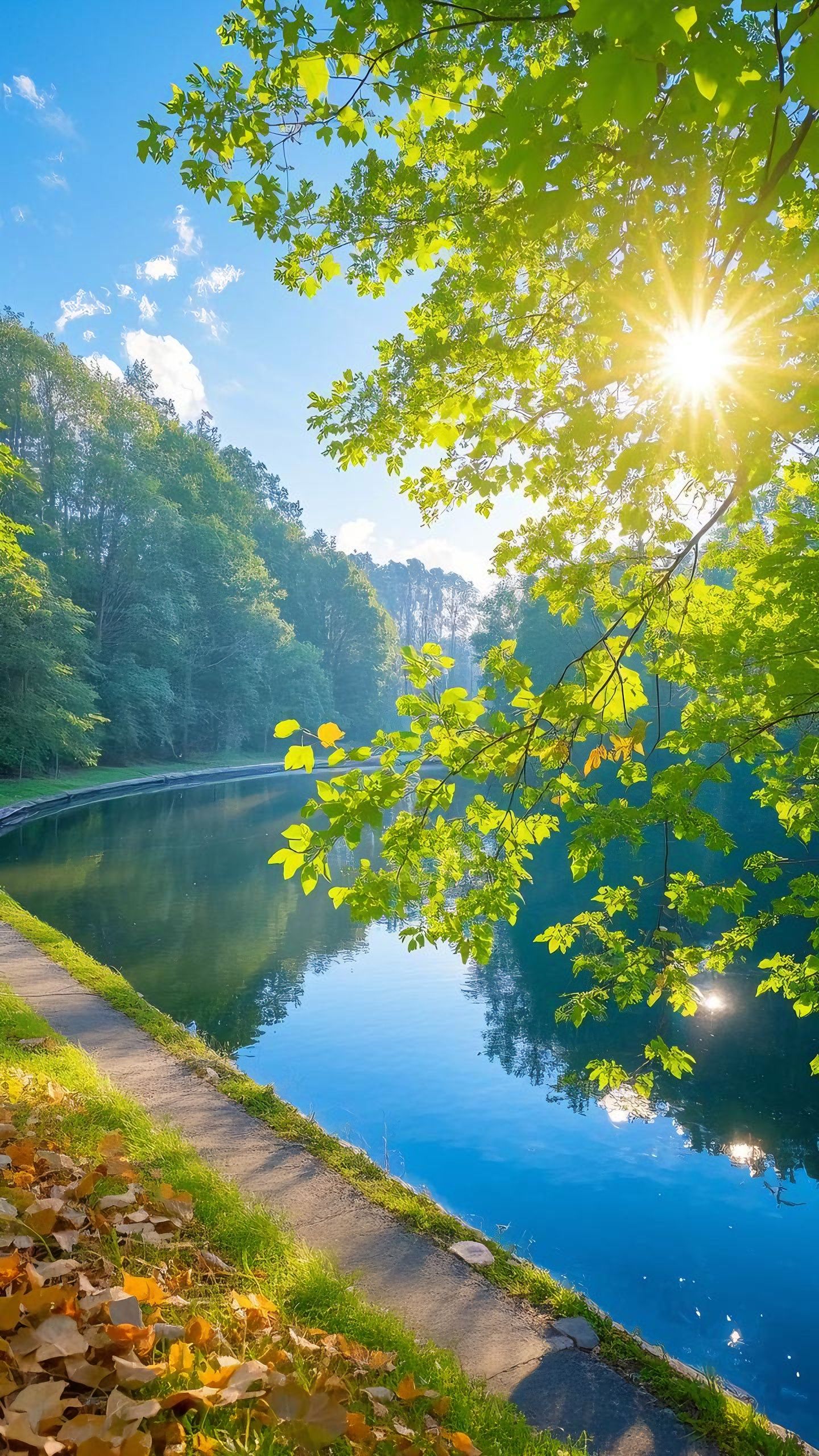 早安，好一片亮晶晶～ 