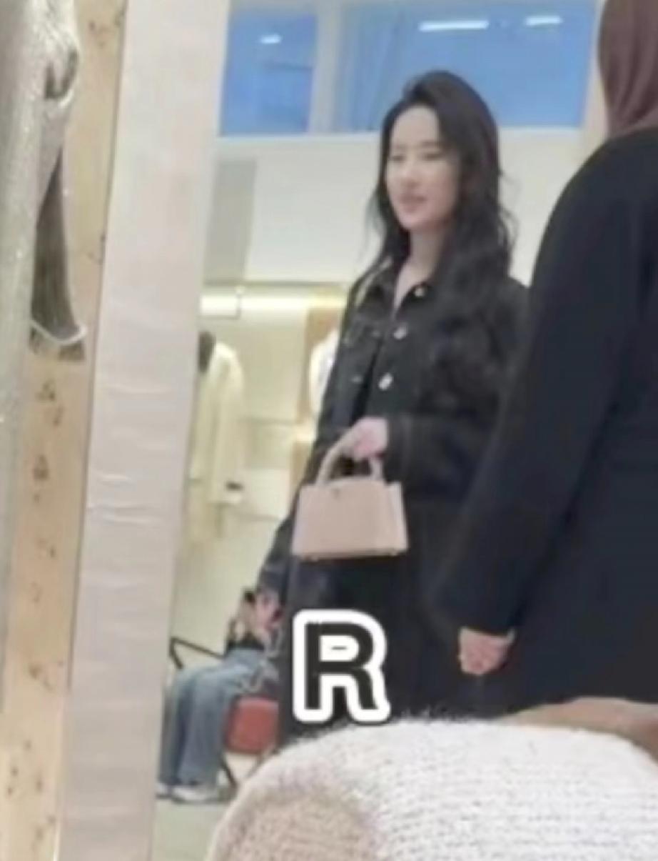 刘亦菲在北京LV消费，代言LV买LV，一分钱也别想带回家!

1月28日，刘亦菲