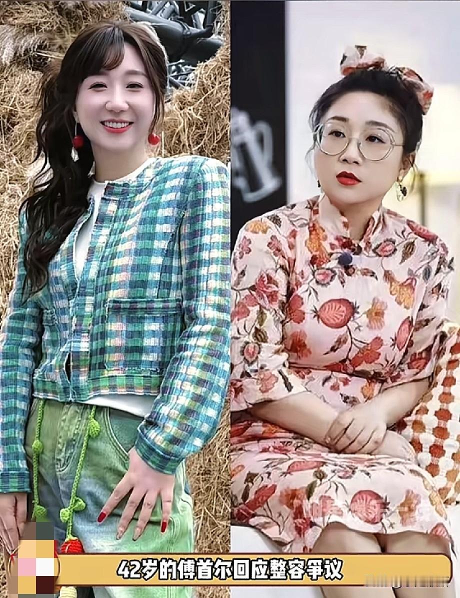 傅首尔谈容貌变化：美容还是微调，观众看得很直观
 
42岁的傅首尔容貌前后对比照