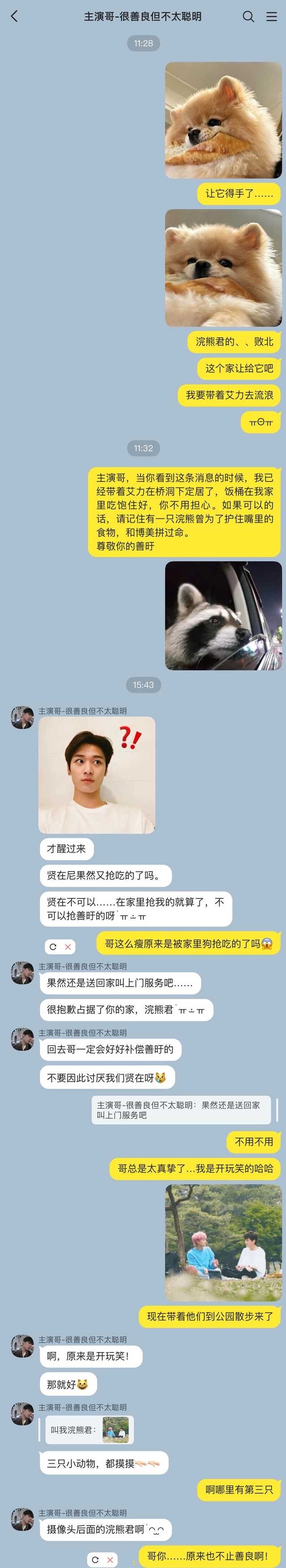 🔊博美住在浣熊家的day2day1网页链接day0（无关系）狗主人和狗主人网页