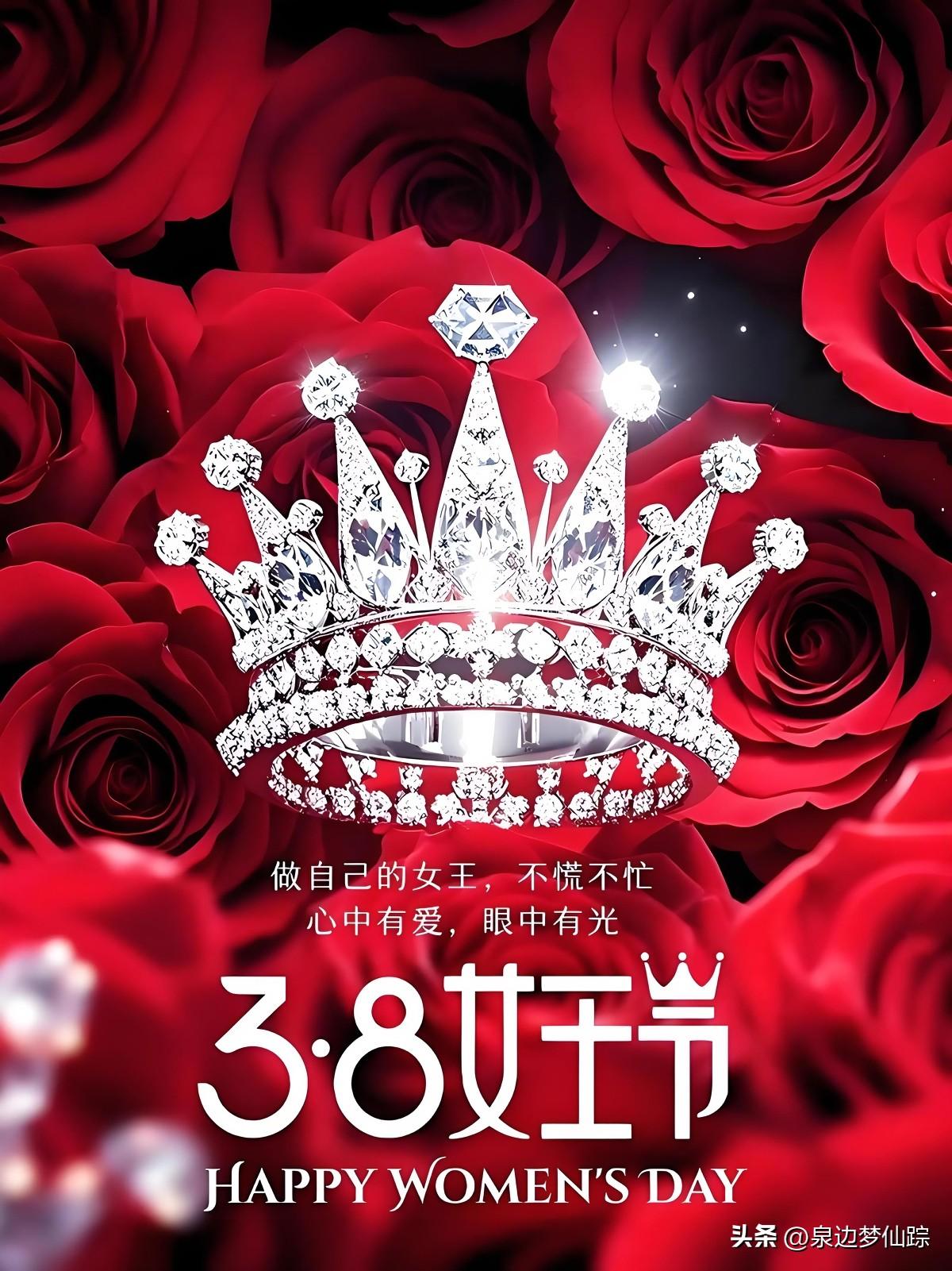 女神节翩然而至，春风十里，不如身边有你。是你们在生活的舞台上，扮演着女儿、妻子、