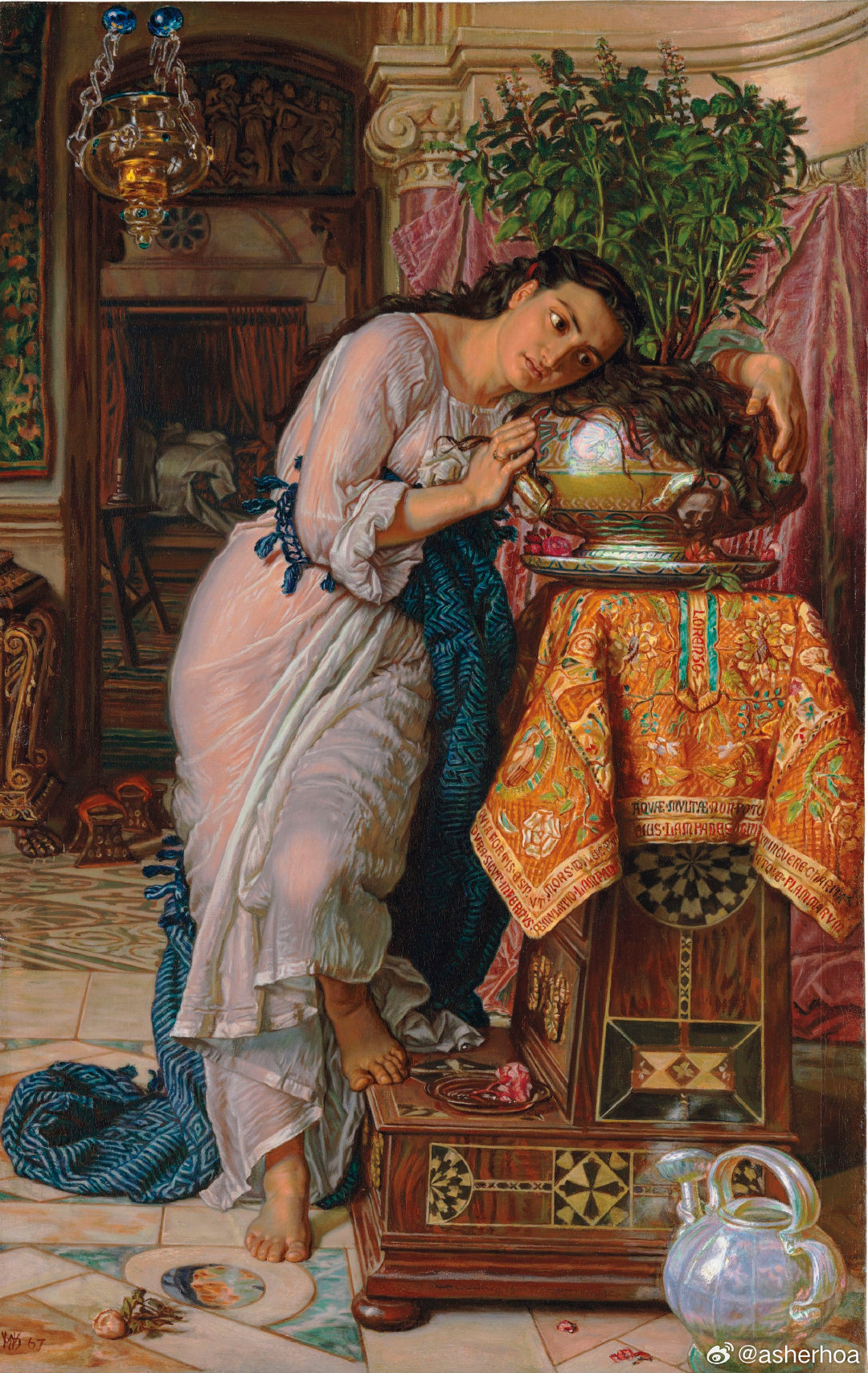 西洋历史文化鱼缸 英国画家William Holman Hunt（1827-19