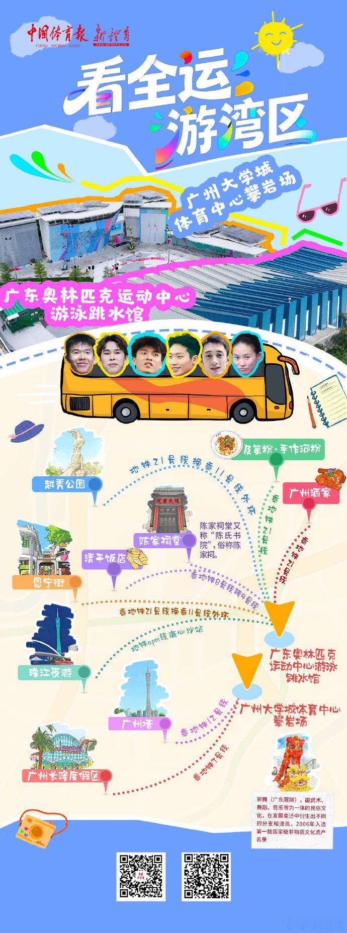 【广州篇 】十五运会不止赛场热血！走进超有料的广州，顶级场馆够酷炫，手工河粉够销