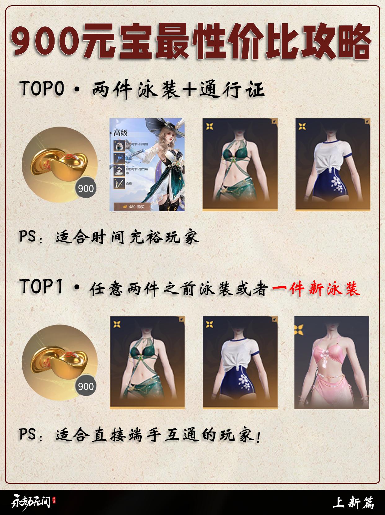 永劫900元宝最性价比攻略。