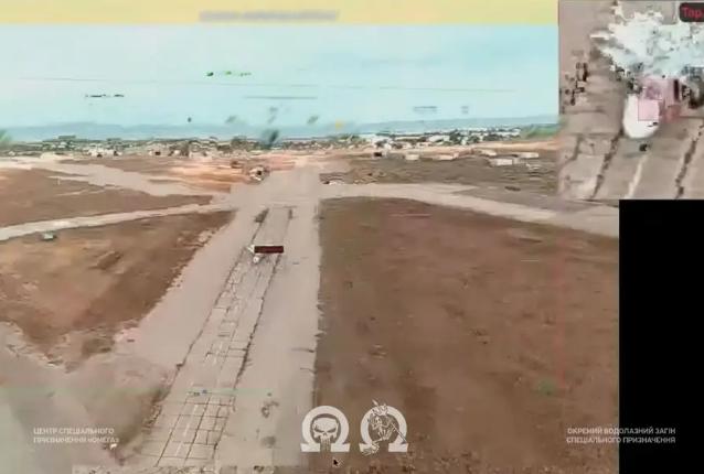 图文：乌军特种部队无人机在被俄军占领的克里米亚萨米空军基地摧毁了一架俄军苏-24
