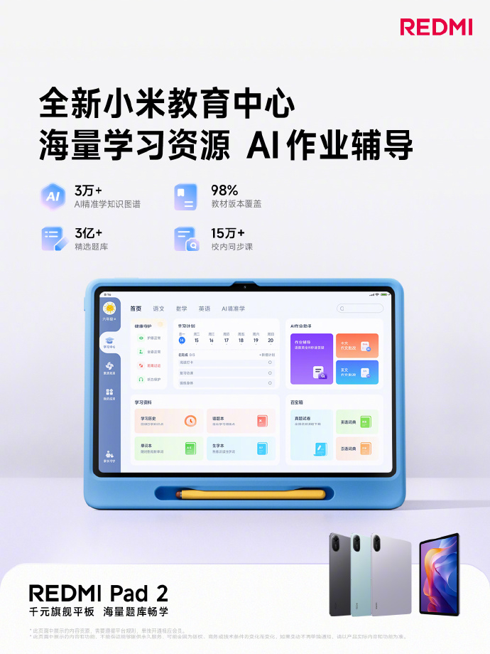 现在很多学习平板就是个噱头，说好的有多少多少学习资源，一买到手，发现还是要充会员