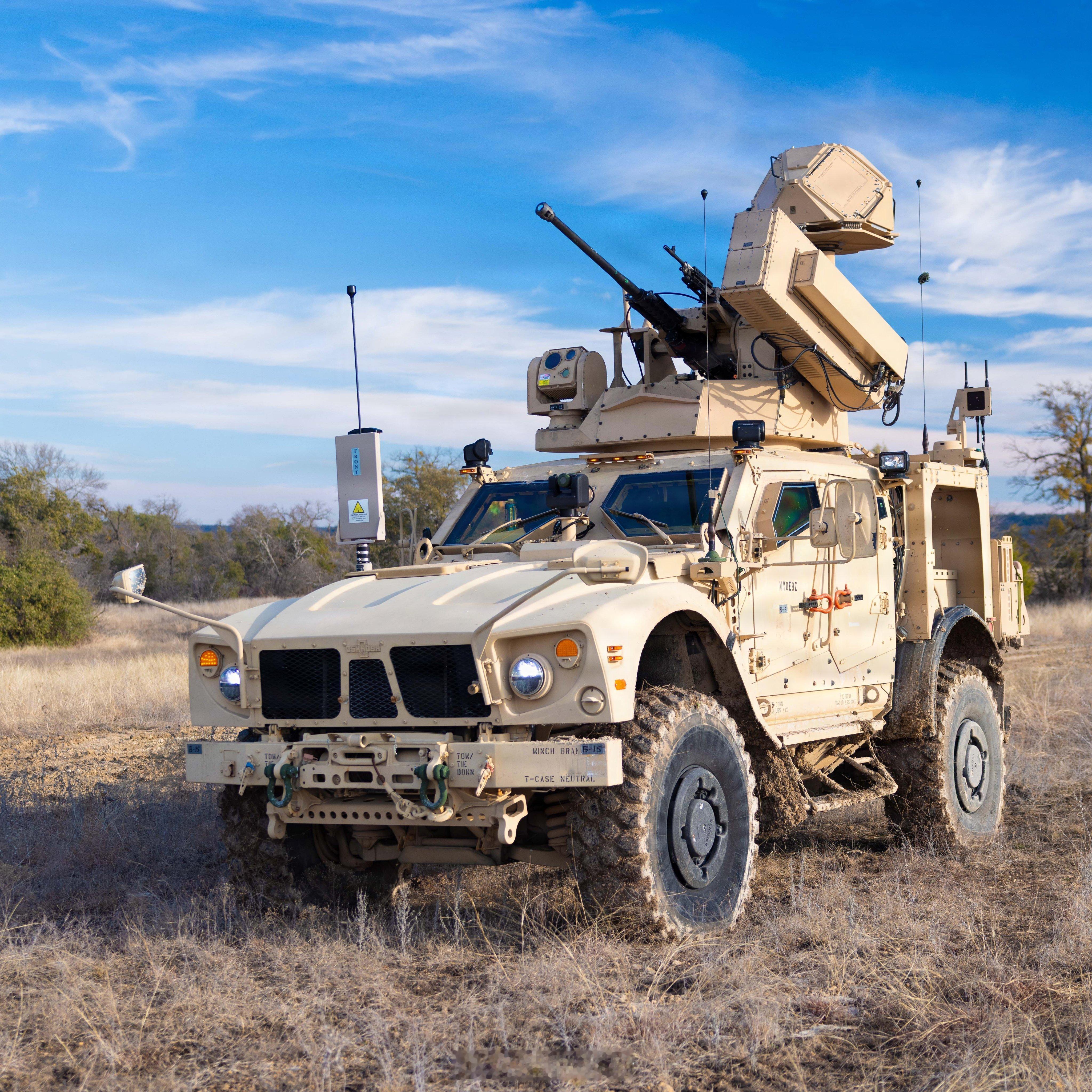 2026年1月29日，在德克萨斯州胡德堡，美国陆军的移动式低速小型无人机综合防御