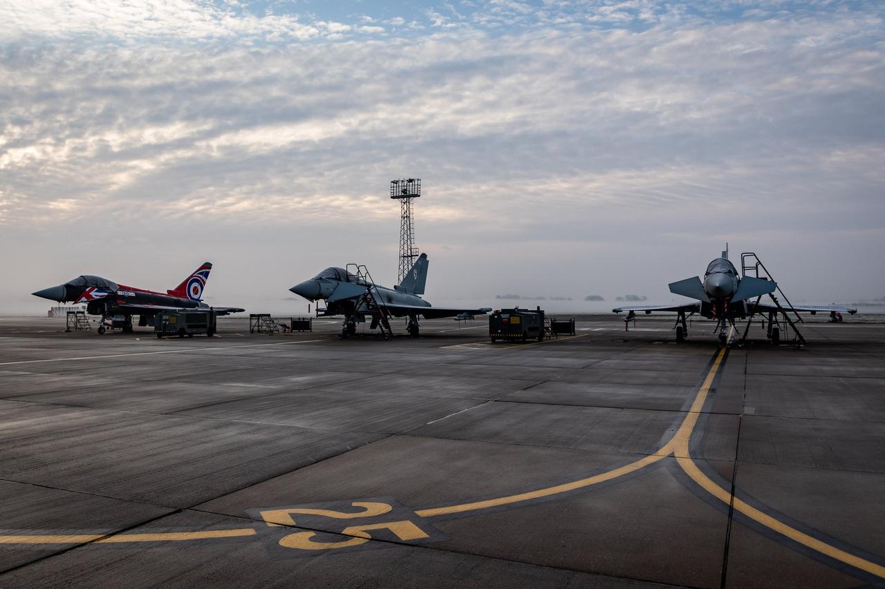 皇家空军“台风”战机在卡塔尔执行QAR任务