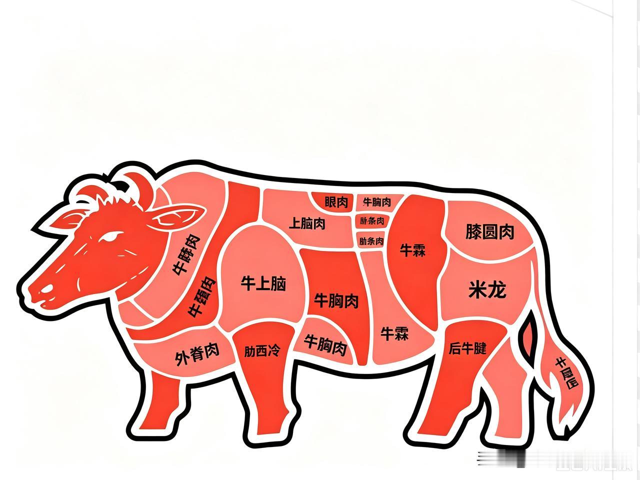 牛肉比我们常吃的猪肉含蛋白质，维生素，矿物质，膳食纤维高，营养价值也高，是人体不