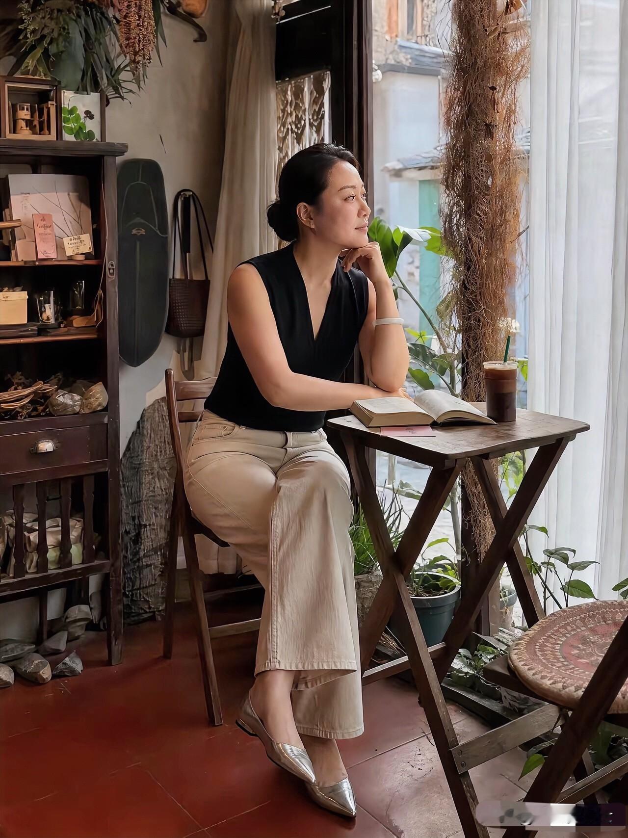 我们单元二楼有一个女的，今年六十多岁挺年轻的。今早出去碰到她手里捧着一大束鲜花，