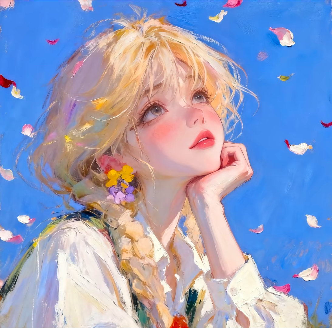 女头/头像/女头像/治愈系/自由 