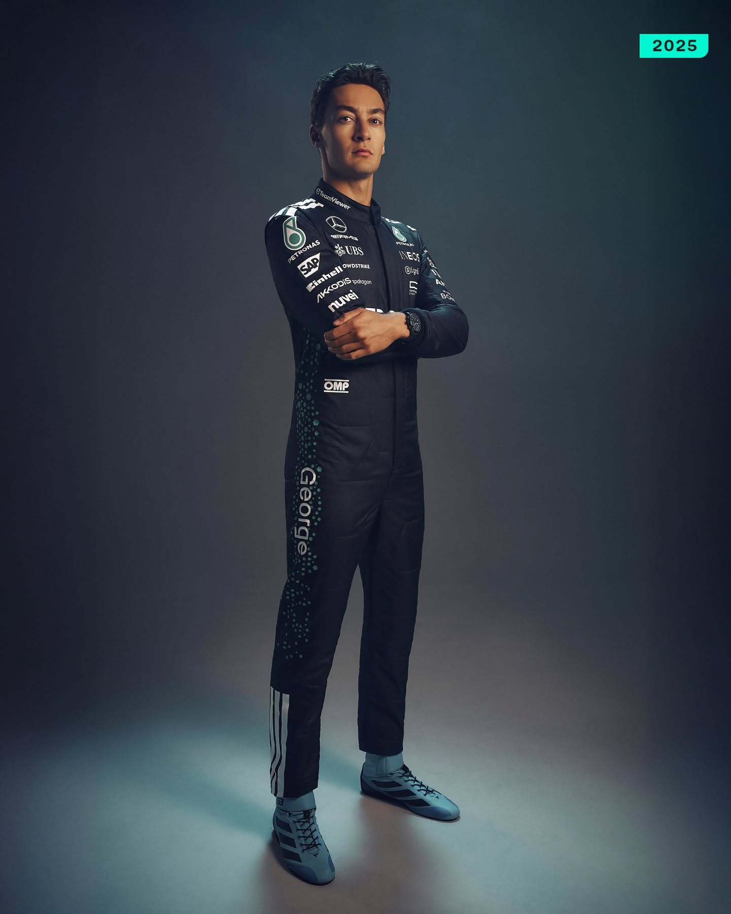 乔治拉塞尔 🩵 GR63消息速递 梅赛德斯更新一则👇🏻George的这些年