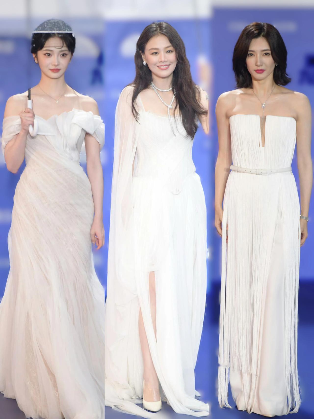 左边是周洁琼，1998年出生，身高166.5cm。
中间是马思纯，1988年出生