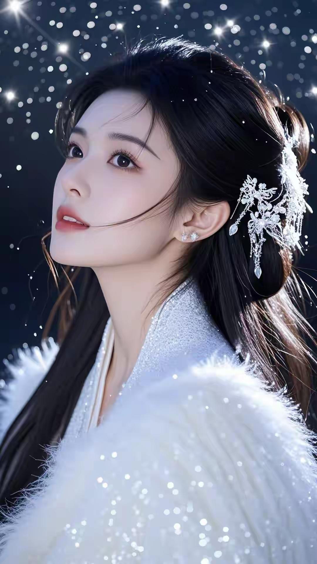 冰雪古风造型，这仙气温度直接封神