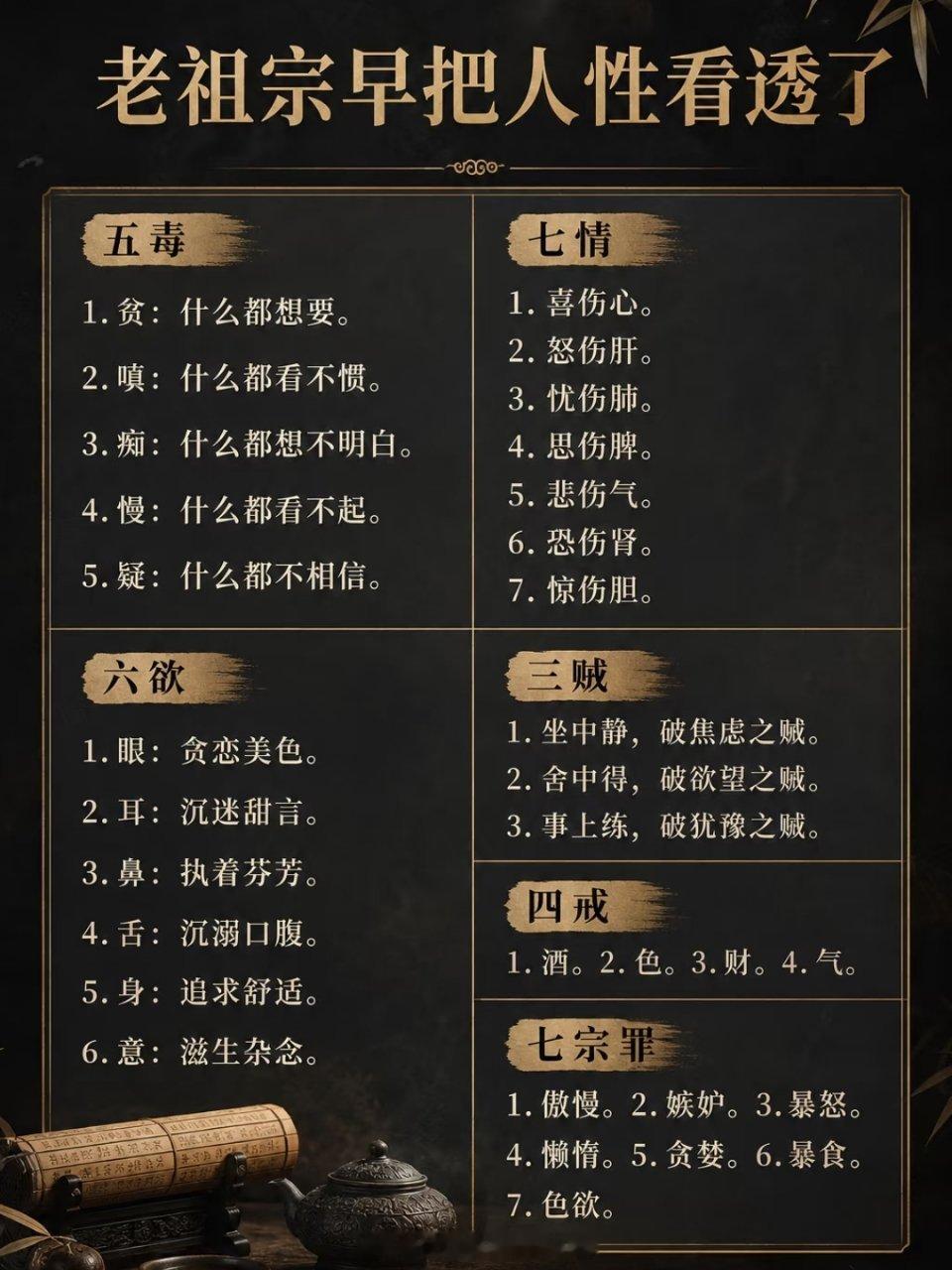老祖宗早把人性看透了 