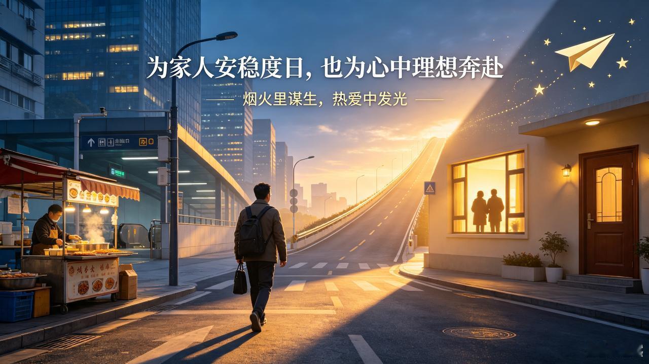 ?
日复一日早起忙碌，在外打拼奔波，风吹日晒、步履不停，也曾疲惫迷茫，反复追问辛