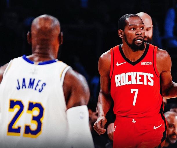 靠这几个巅峰夺冠，吃屁吧，NBA是没人了吗？交易的话，好杜兰特近三十年火箭最大牌