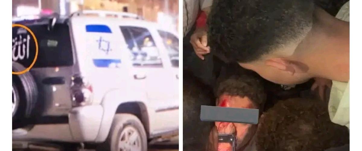 在埃及克尔达萨，一名男子驾驶带有以色列国旗的汽车发动独狼式袭击，撞伤多名路人后被