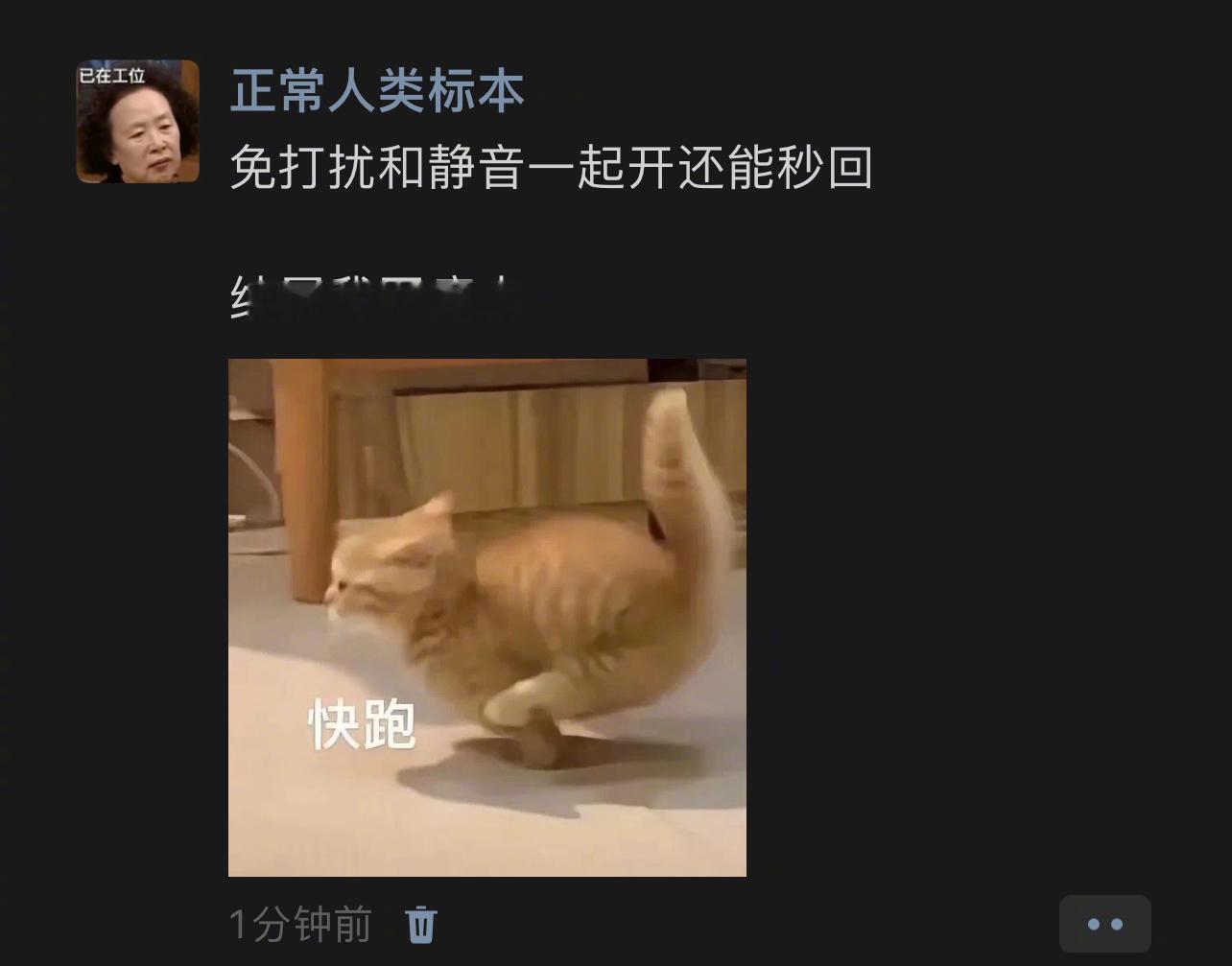免打扰和静音一起开我还能秒回我的幽默灵感片场 ​​​