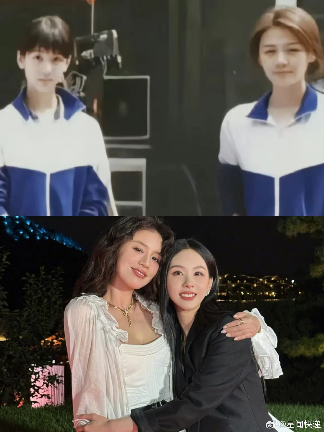 黎吧啦小耳朵十年后重聚马思纯晒与陈都灵合照，是谁十年后的青春又回来了🥹🥹梦回
