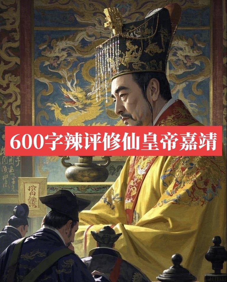 600字辣评修仙皇帝嘉靖。 修仙皇帝职场PUA大师：论大明嘉靖帝的摆烂...