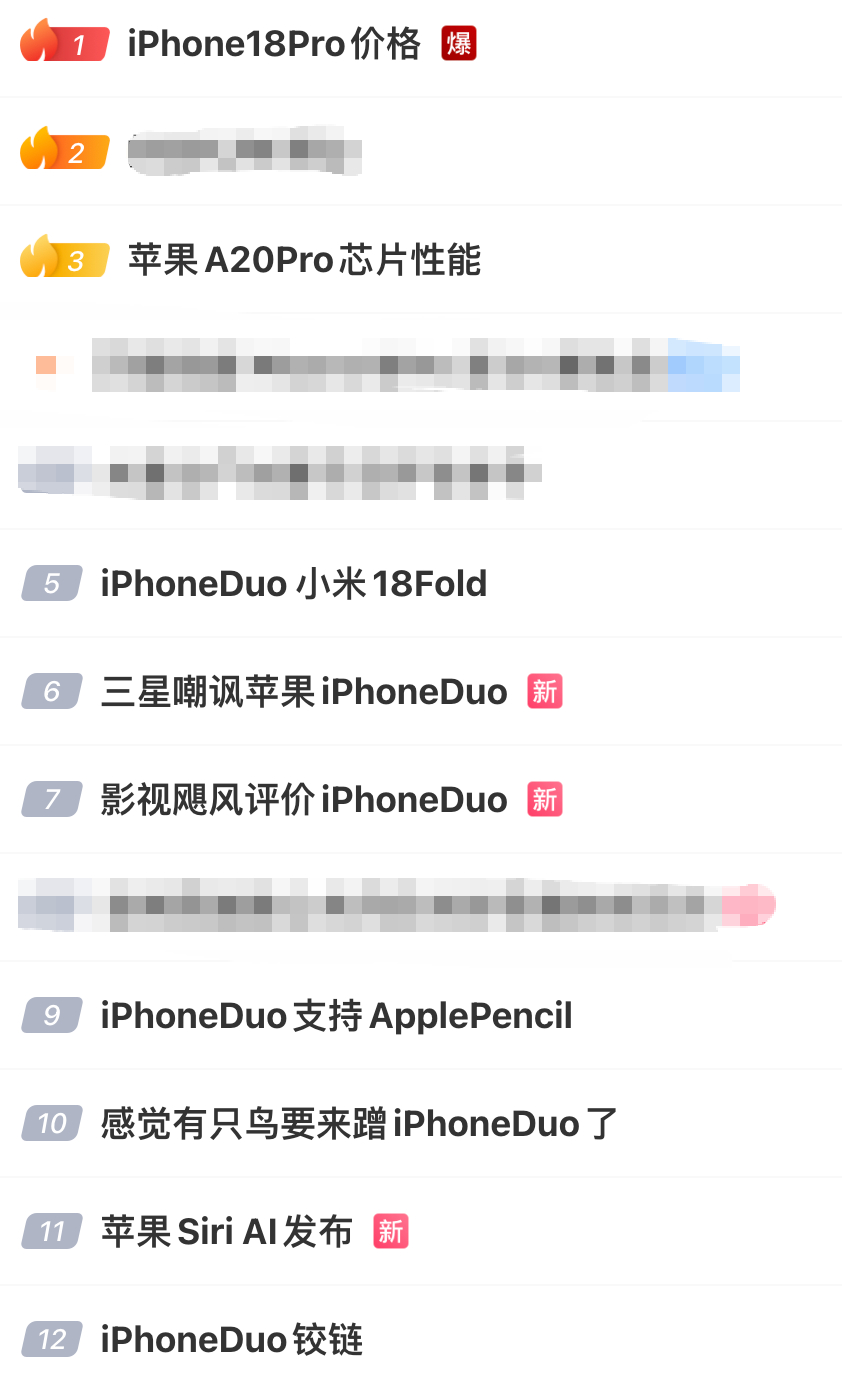iPhone18Pro国行价格 ​​​​iPhoneDuo价格 ​苹果发布会iP