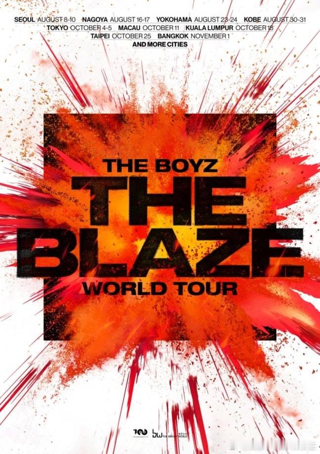 The Boyz将于8月8~10日在首尔举行世界巡回演唱会“THE BLAZE”