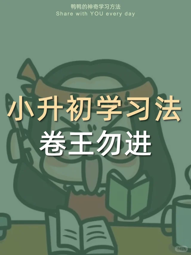 🔥小升初学习法㊙️3招逆袭学霸太太太爽了🤩~