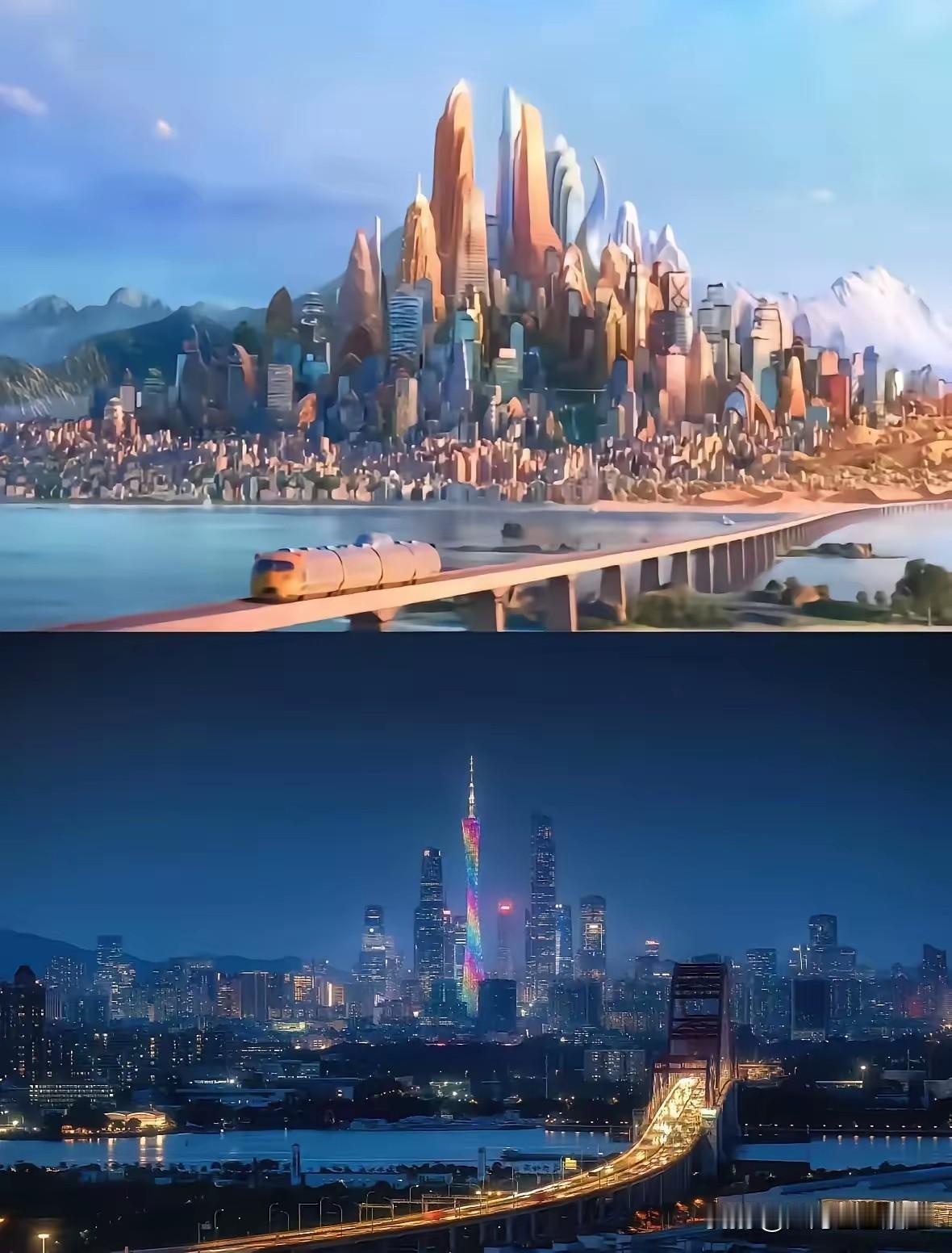 原来《疯狂动物城2》藏着广州！
 
看完《疯狂动物城2》，意外发现一个超惊喜的镜