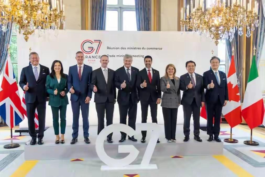 距离刚过去的G7贸易部长会议没多久，G7内部就再起分歧。
在5月6日的巴黎会场上