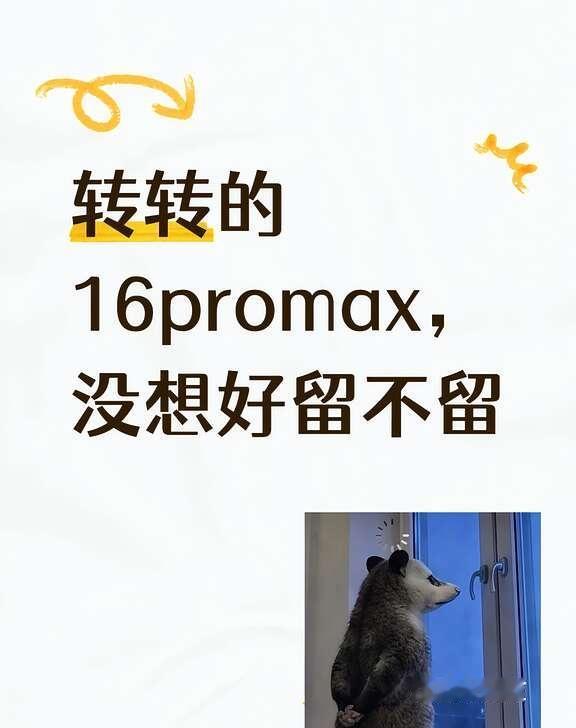 转转的16promax，没想好留不留
有没有姐妹在转转买过 16pm 啊… 我昨