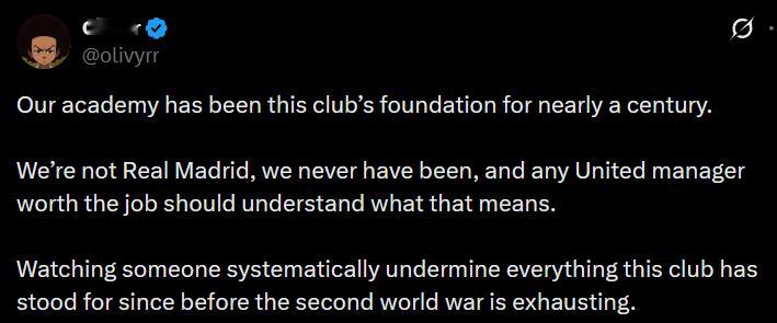 没错，”系统性“的摧毁曼联的根基。 