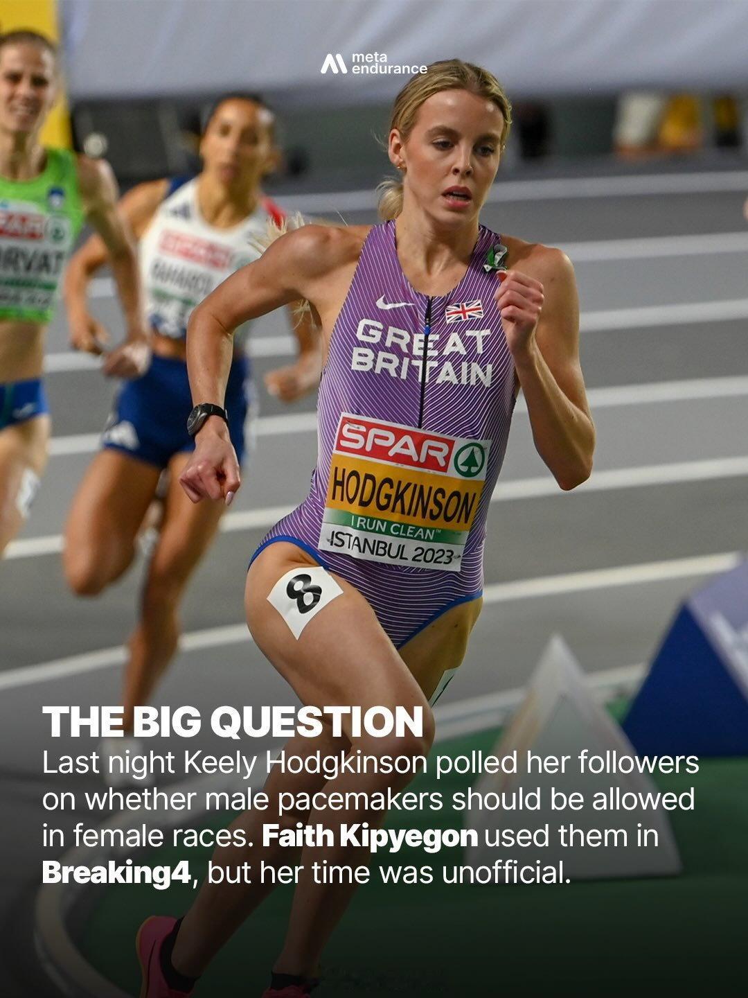 Keely Hodgkinson 霍奇金森的思考：为什么用了男配速员就不能成为世