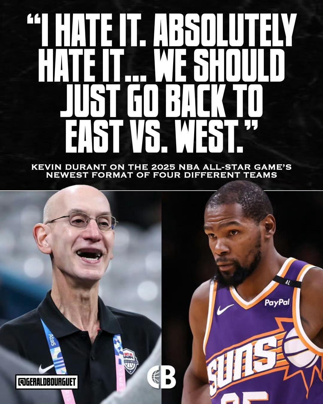 NBA官方公布了今年全明星全新赛制，首次以4支球队和3场比赛的小型锦标赛为特色。