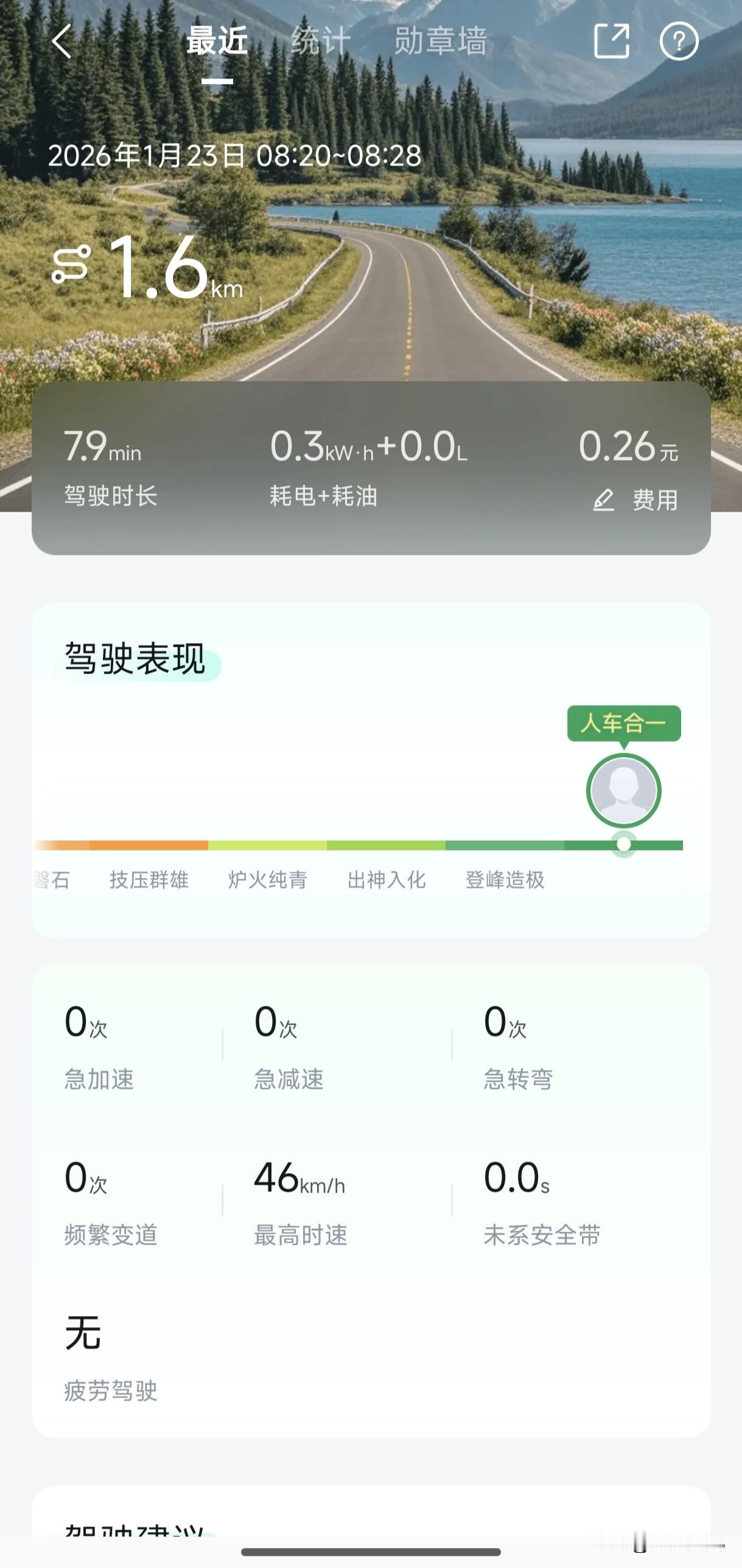 比亚迪app升级后，竟然出现了这个功能，这个统计的准吗？这等于是每次都让你知道自