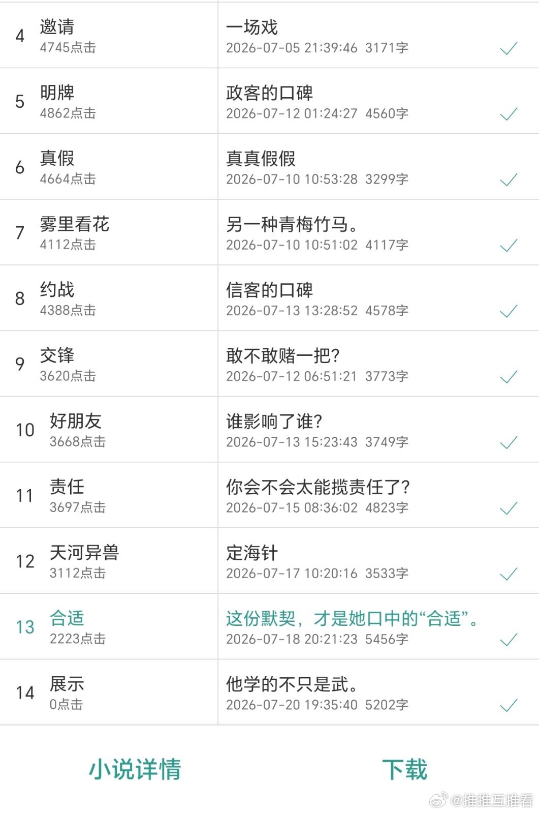 姐妹们《如风有信》更新喽快来看