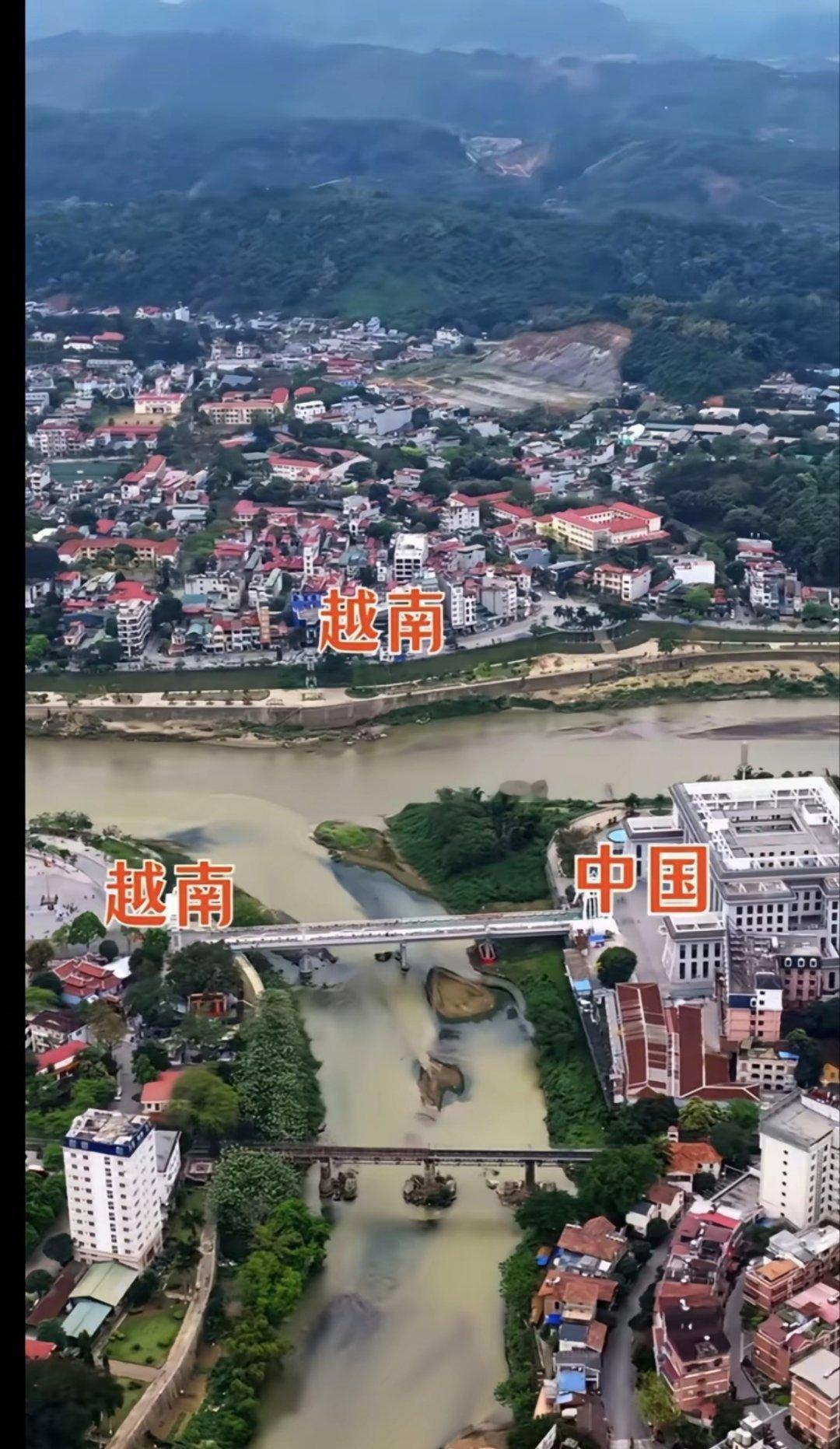 住在河这边的人，买菜是去越南好呢还是去中国？太好奇了！