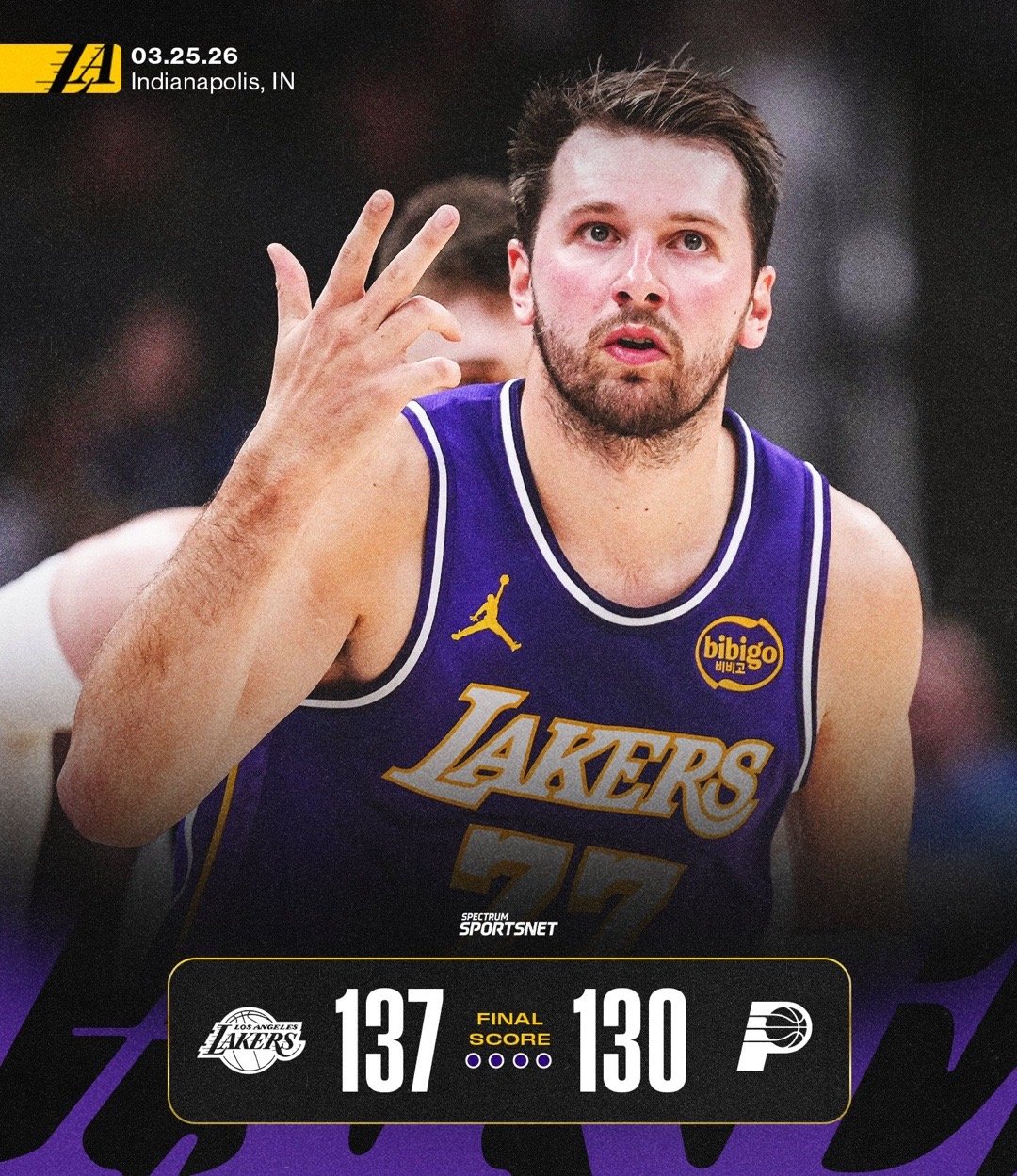 东契奇43分6板7助，50%命中率！本赛季个人第14次40+，平均每4.3场比赛