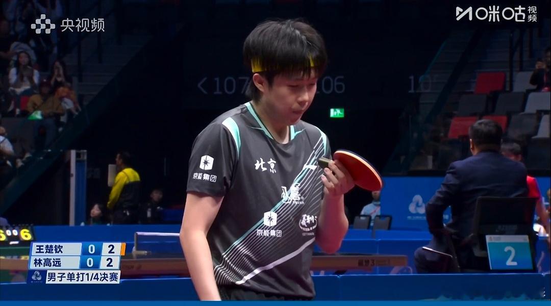 当左手直板遇上左手横板，全运会这场对决从第一局就拉满悬念！比分交替攀升至9:9平