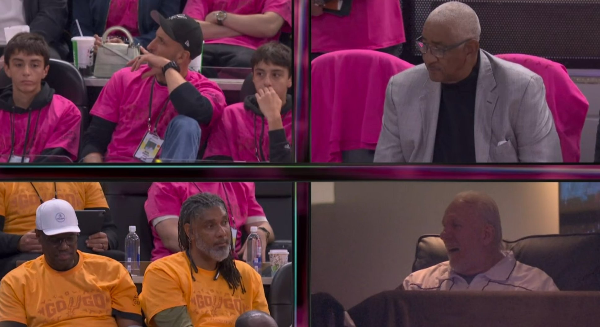 球队传奇们都在观战！超话创作官 ｜开拓者vs马刺 ｜nba季后赛