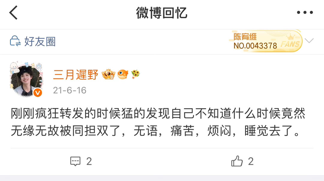 ：无语，痛苦，烦闷，睡觉去了。 